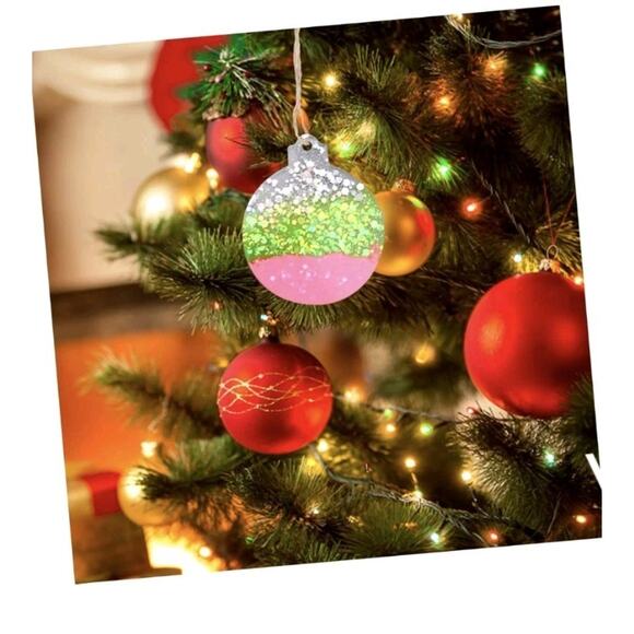 3 Christmas Resin Molds Silicone Epoxy Mold Christmas Ornament round Shape New - Picture 4 of 6